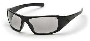 PYRAMEX GOLIATH CLEAR LENS BLACK FRAME - Safety Glasses